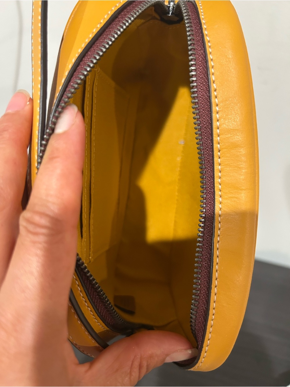 Coach Jamie Mini bag In Signature Canvas With Varsity Motif (Style No. CB851) - Picture 9 of 11